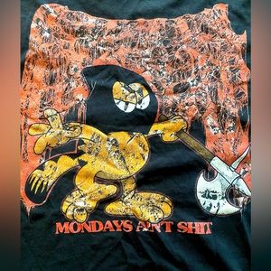 Comfort colors Garfield metal band